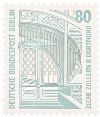 Почтовая марка 80 пфеннигов 1987 года Западный Берлин — Фото №1