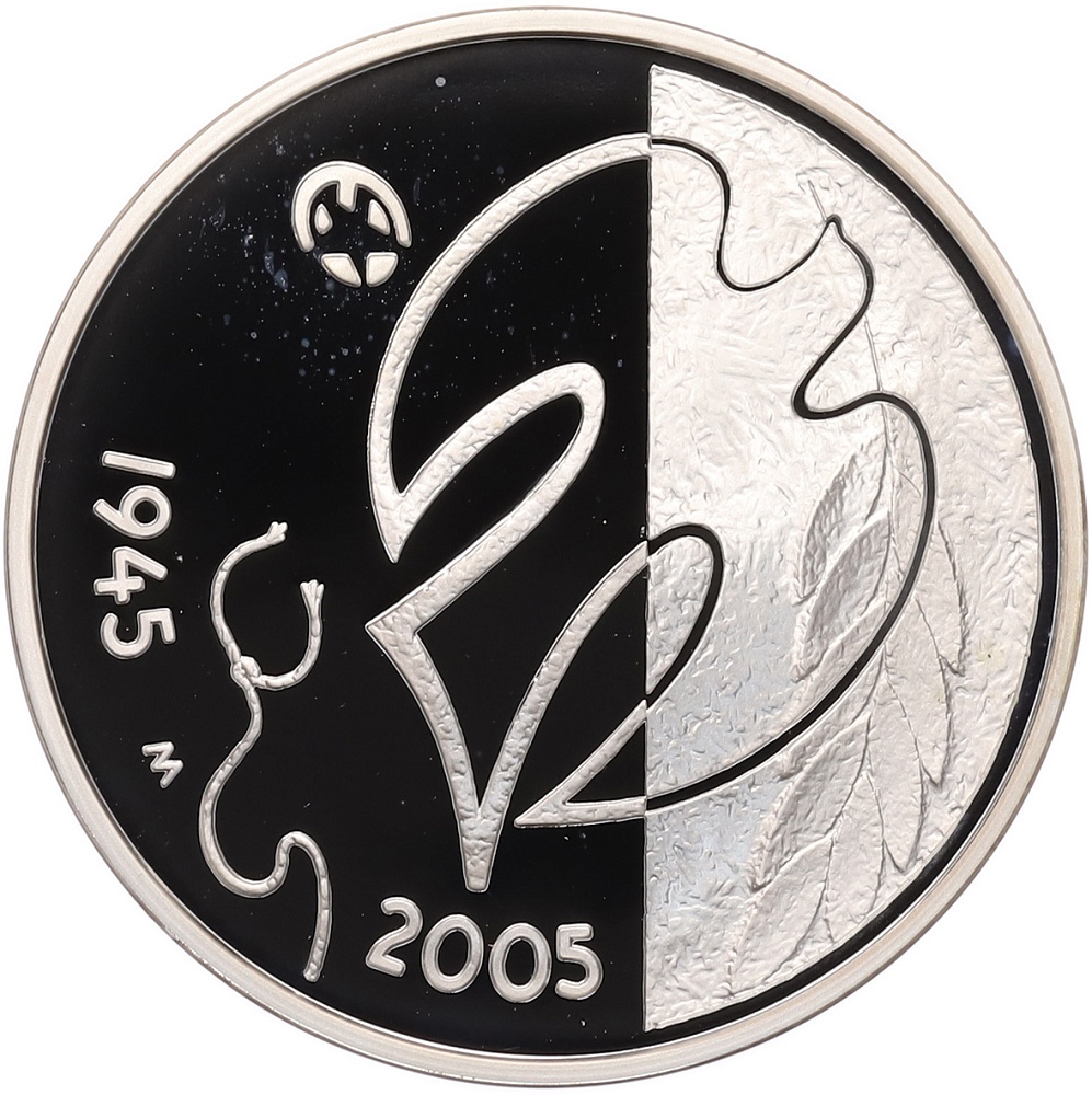 10 евро 2005 года Финляндия «60 лет мира» — Фото №1