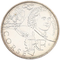 10 евро 2012 года Франция «Регионы Франции — Корсика» — Фото №1