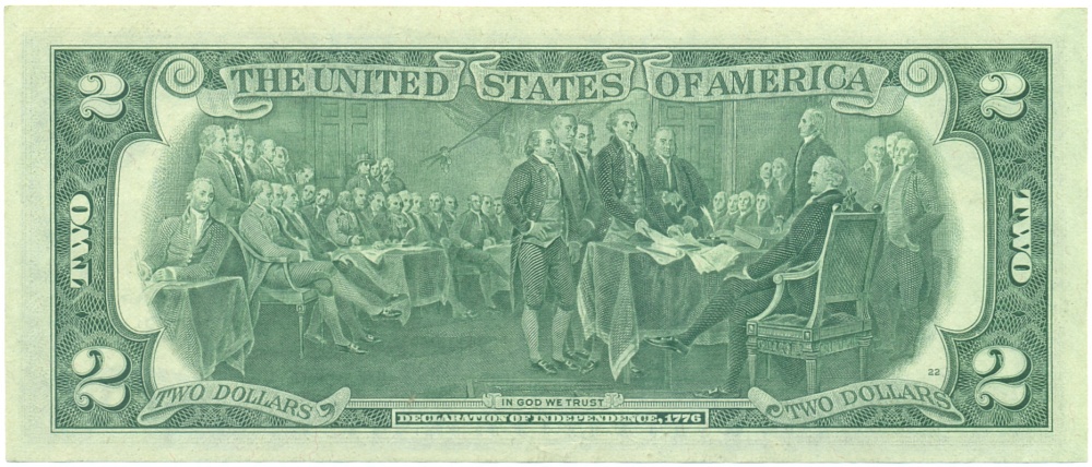 2 доллара 1976 года США — Фото №2