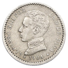 50 сентимо 1904 года Испания — Фото №1