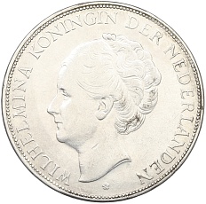 2 1/2 гульдена 1931 года Нидерланды — Фото №2