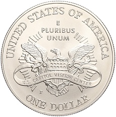 1 доллар 2001 года P США «Центр посещения Капитолия» — Фото №2