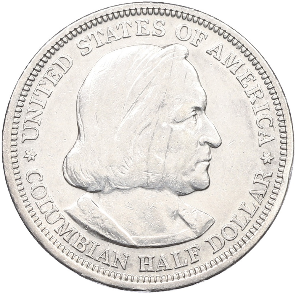 1/2 доллара (50 центов) 1893 года США «Колумбийская выставка в Чикаго» — Фото №2
