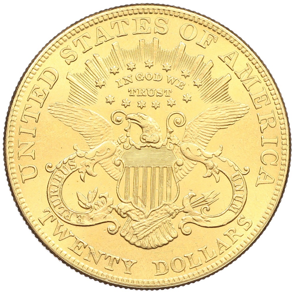 20 долларов 1904 года США — Фото №2
