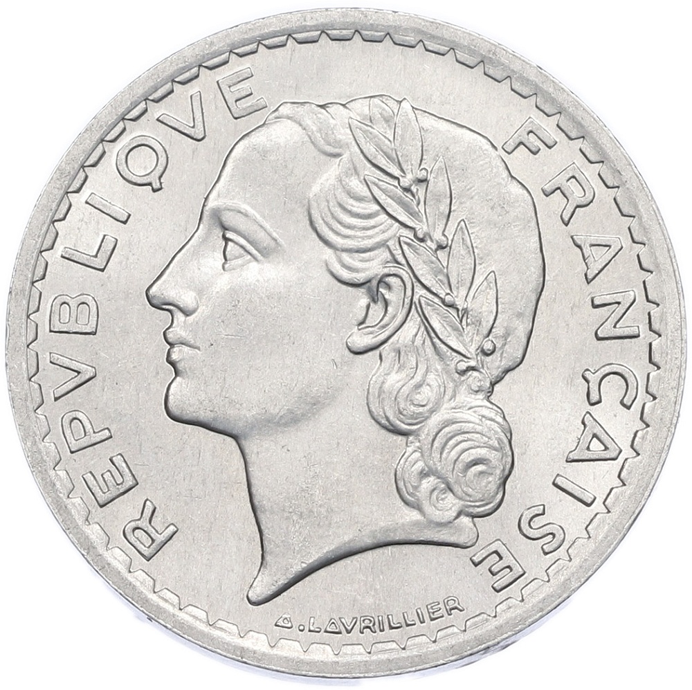 5 франков 1947 года Франция — Фото №2