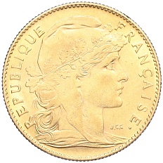 10 франков 1906 года Франция — Фото №2