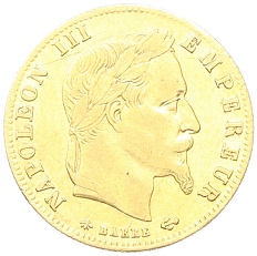 5 франков 1867 года А Франция — Фото №2
