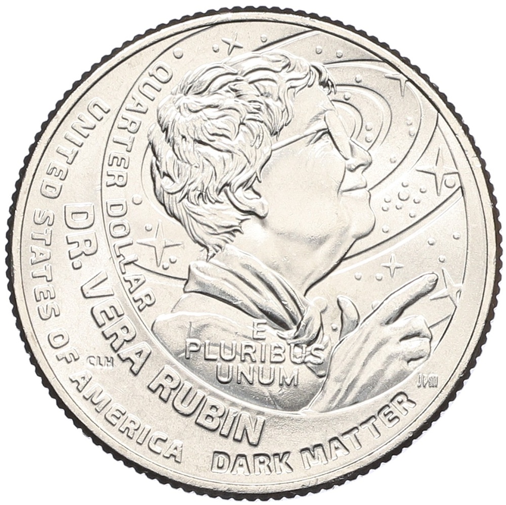 1/4 доллара (25 центов) 2025 года P США «Американские женщины — Доктор Вера Рубин» — Фото №1