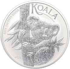 1 доллар 2024 года Австралия «Коала» — Фото №1