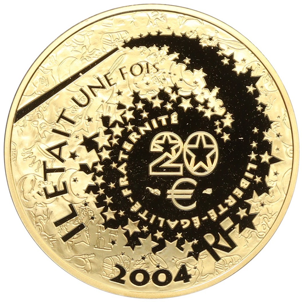 20 евро 2004 года Франция «Персонажи сказок — Аладдин» — Фото №2