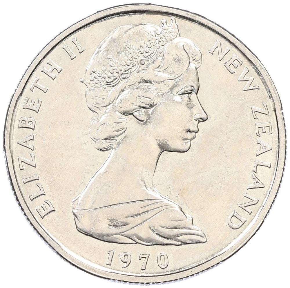 50 центов 1970 года Новая Зеландия — Фото №2