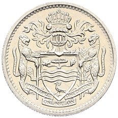 10 центов 1990 года Гайана — Фото №2