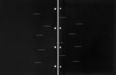 Листы для значков, Черный бархат (упаковка 4 штуки), LEUCHTTURM, 339966 — Фото №1