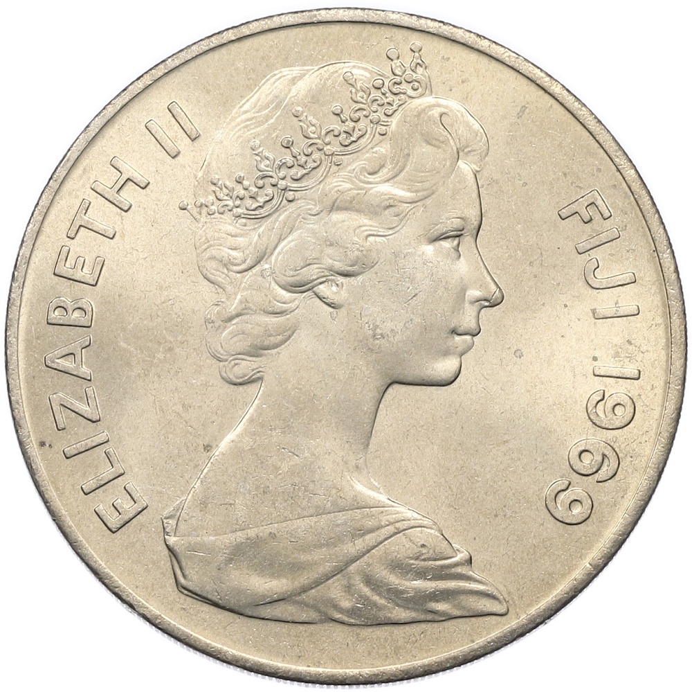 1 доллар 1969 года Фиджи — Фото №2