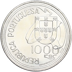 1000 эскудо 1994 года Португалия «500 лет Тордесильясскому договору» — Фото №2