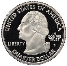 1/4 доллара (25 центов) 2004 года S США «Штаты и территории — Висконсин» — Фото №2