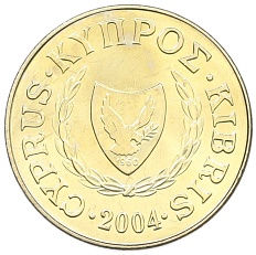 5 центов 2004 года Кипр — Фото №2