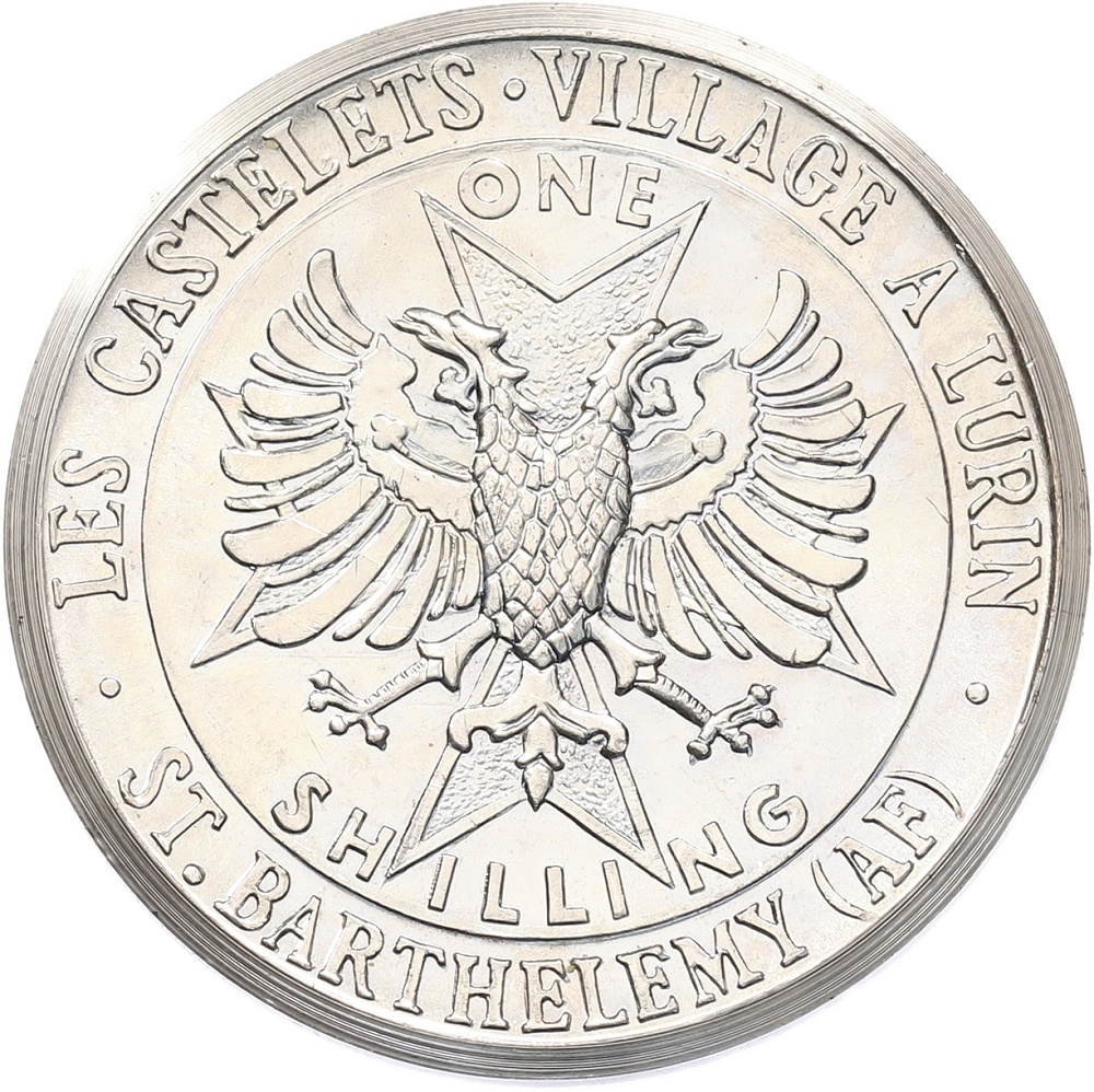 1 шиллинг 1970 года Сен-Бартелеми (Unusual) — Фото №2