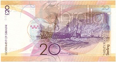 20 фунтов стерлингов 2011 года Гибралтар — Фото №2