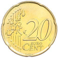20 евроцентов 2001 года Монако — Фото №2