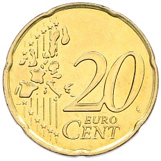 20 евроцентов 2001 года Монако — Фото №2