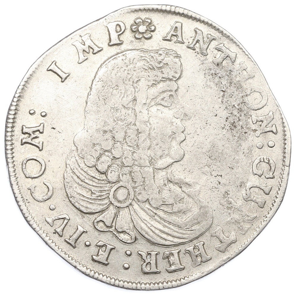 2/3 талера 1676 года Шварцбург-Зондерхаузен — Фото №1