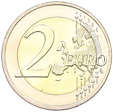 2 евро 2019 года Франция «30 лет падению Берлинской стены» — Фото №2