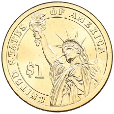 1 доллар 2010 года (D) США «13-й президент США Миллард Филлмор» — Фото №2