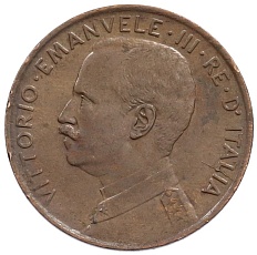 2 чентезимо 1917 года Италия — Фото №2