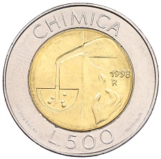500 лир 1998 года Сан-Марино — Фото №1