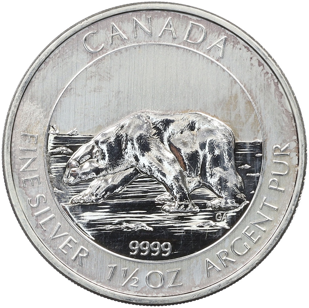 8 долларов 2013 года Канада «Полярный медведь» — Фото №1