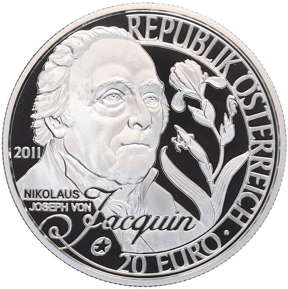 20 евро 2011 года Австрия «Николаус Жакен» — Фото №2