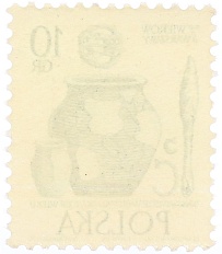 Почтовая марка 10 грошей 1965 года Польша — Фото №2