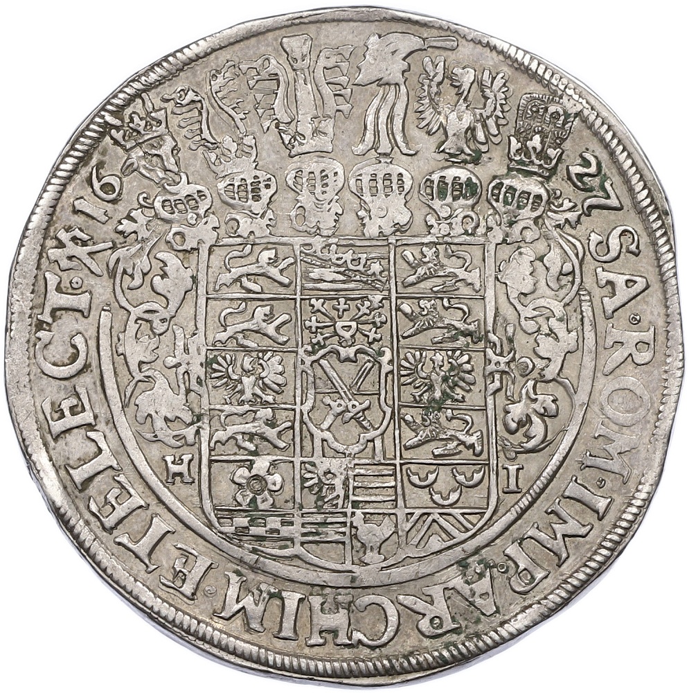 1 талер 1627 года Саксония — Иоганн Георг I — Фото №2