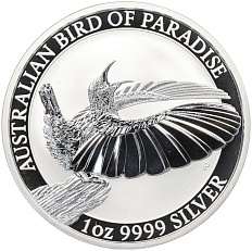 1 доллар 2018 года Австралия «Австралийская райская птица — Щитоносная райская птица Виктории» — Фото №1