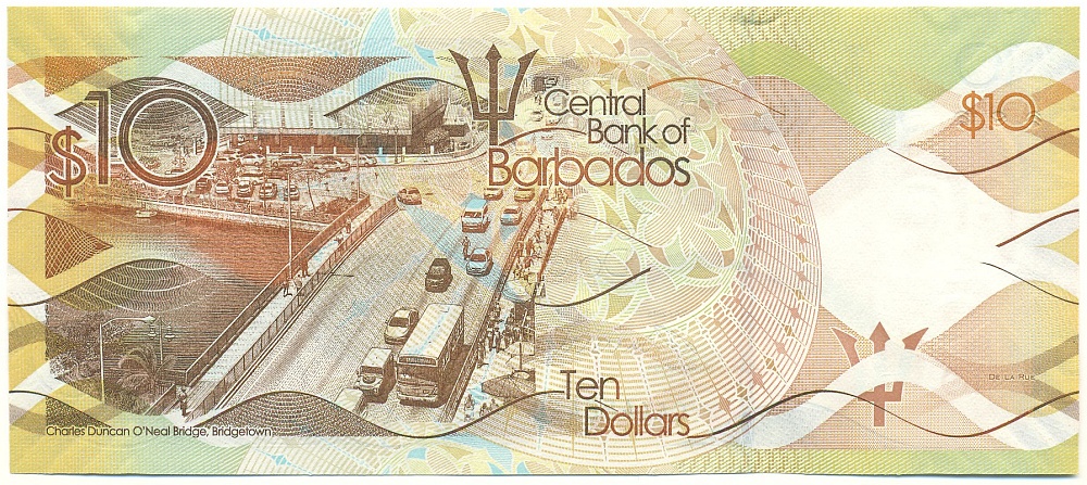 10 долларов 2013 года Барбадос — Фото №2