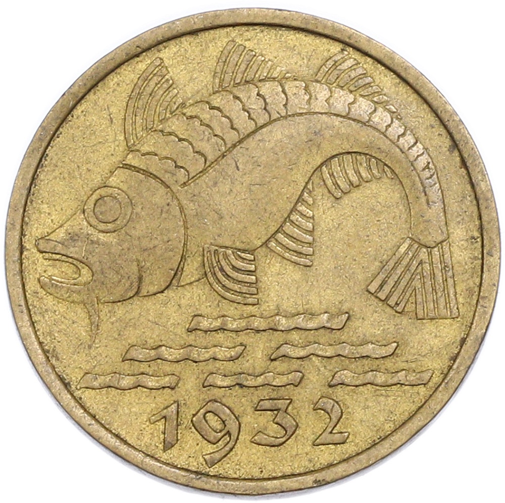 10 пфеннигов 1932 года Данциг — Фото №1