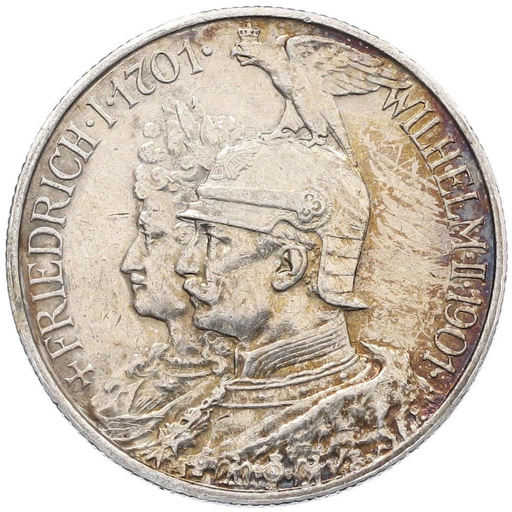 2 марки 1901 года Германия (Пруссия) «200-летие Пруссии» — Фото №1