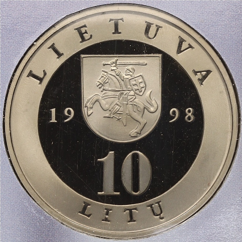 10 лит 1998 года Литва «Вильнюс» — Фото №2