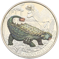 3 евро 2020 года Австрия «Супер динозавры — Анкилозавр» — Фото №1