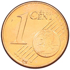 1 евроцент 2002 года Греция — Фото №2