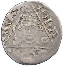 1 пенни 1207-1211 года Ирландия — король Джон — Фото №1