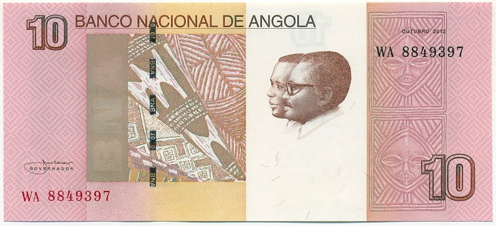 10 кванза 2012 года Ангола — Фото №1