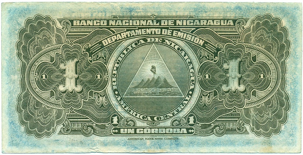 1 кордоба 1941 года Никарагуа — Фото №2