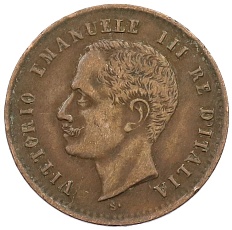 2 чентезимо 1906 года Италия — Фото №2