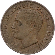 1 чентезимо 1904 года Италия — Фото №2