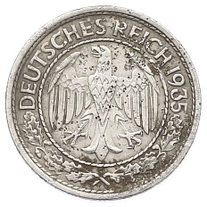 50 рейхспфеннигов 1935 года A Германия — Фото №1