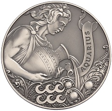 1 рубль 2014 года Белоруссия «Знаки зодиака — Водолей» — Фото №1
