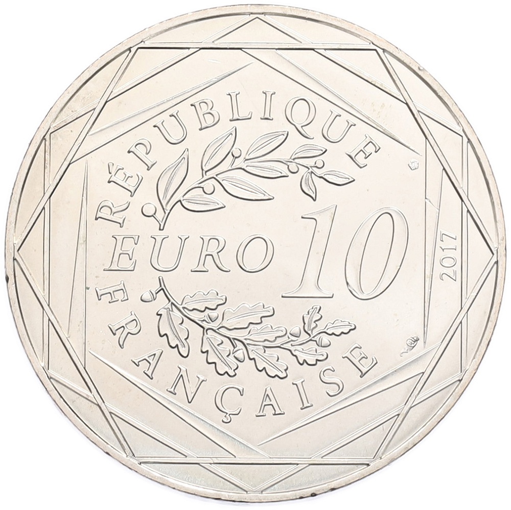 10 евро 2017 года Франция «Франция Жана-Поля Готье — Аквитания» — Фото №2